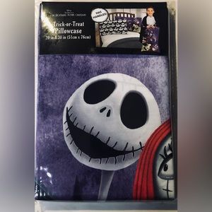 Disney The Nightmare Before Christmas Pillowcase Halloween Trick Or Treat Bag